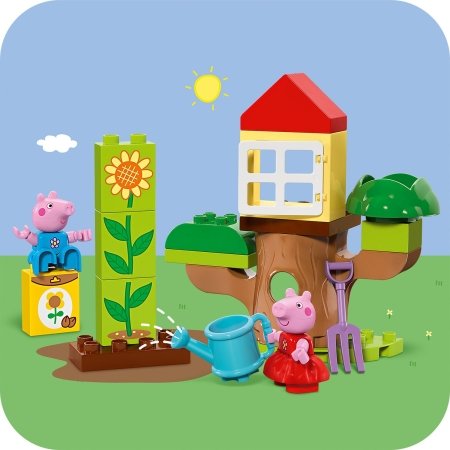 10431 LEGO® DUPLO® Cūciņas Pepas dārzs un māja kokā 