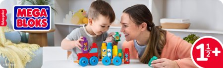 MEGA BLOKS būvēšanas komplekts - traktors ar dzīvniekiem , JKG33 