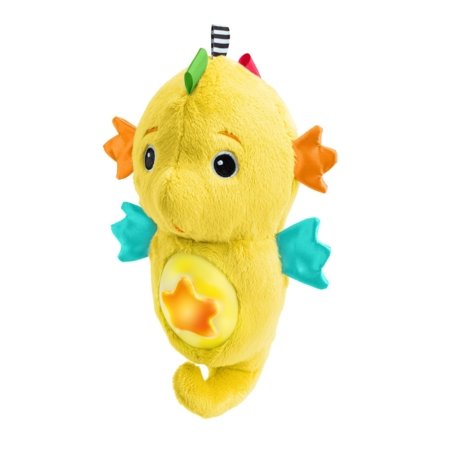 BABY EINSTEIN nomierinoša plīša rotaļlieta Seahorse Soother, dzeltena, 17400-000 