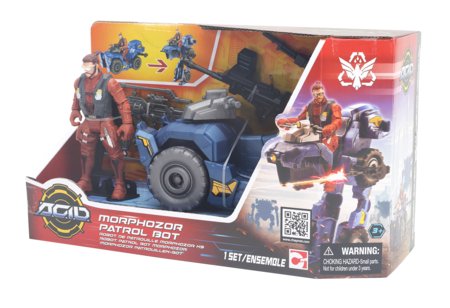 A.C.I.D. rotaļlietu komplekts MorphoZor Patrol Bot, 535003 