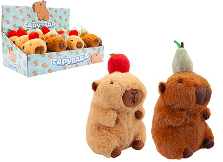 Plīša rotaļlieta kapibara 14cm sortiments., 443326 