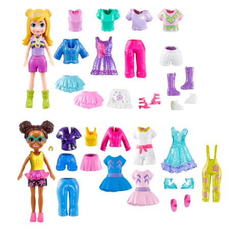 POLLY POCKET lelle ar apģērbiem un aksesuāriem, HKW10 
