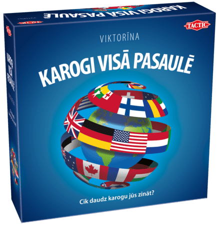 TACTIC spēle Karogi Visā Pasaulē (LV), 60999T 