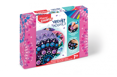 MAPED CREATIV Velvet Mosaic rokdarbu komplekts - mandala, 229070530000 