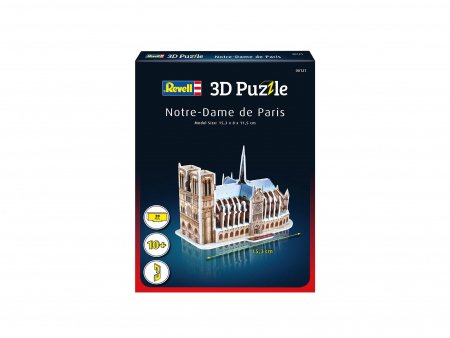 REVELL 3D puzle Notre Dame de Paris, 39gab., 00121 00121