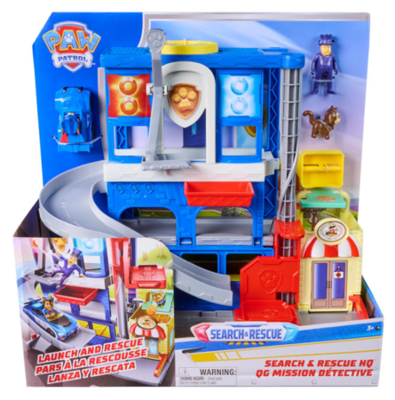 PAW PATROL rotaļu komplekts Search & Rescue Pup Squad HQ, 6074775 