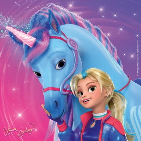 RAVENSBURGER puzle Unicorn Academy Magic and Friendship, 3x49 gab., 12004163 