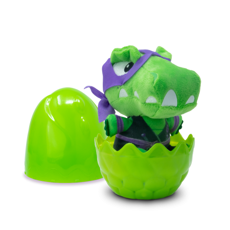 CRACKIN EGGS mini plīša rūcošs  dinozaurs T-Rex Ninja, sortiments, SK018D2 