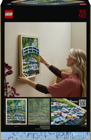 31220 LEGO® Art Klods Monē – Ūdensrozes un japāņu tiltiņš 