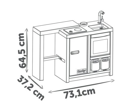 SMOBY rotaļu virtuve, 7600312601 