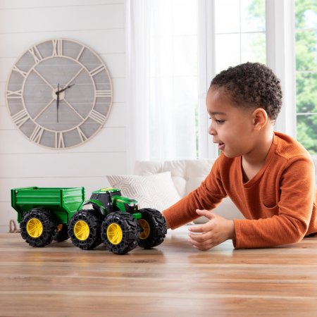JOHN DEERE traktors ar furgonu, 47353 47353