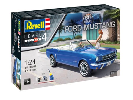 REVELL 1:24 automodelis Ford Mustang 60th Anniversary, 05647 