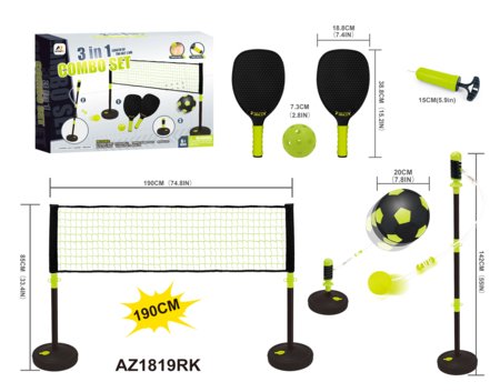 AJ SPORTZ kombinētais komplekts 3 in 1, AZ1819RK 