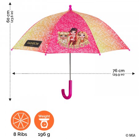 PERLETTI lietussargs Rainbow High 42/8, 75423 75423