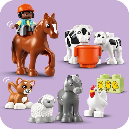 10416 LEGO® DUPLO Town Dzīvnieku Kopšana Lauku Sētā 
