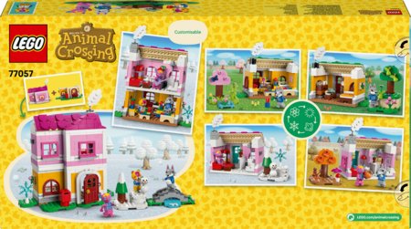 77057 LEGO® Animal Crossing™ Radošās mājas: Prieka sezonas 