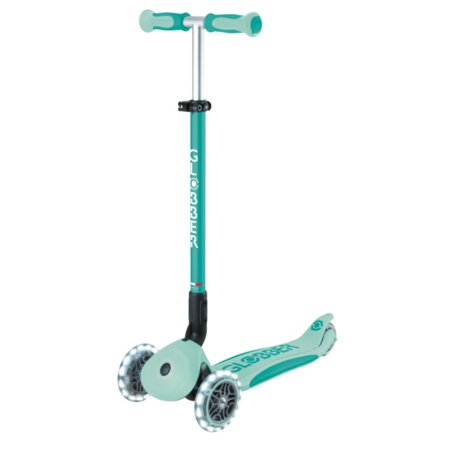 GLOBBER skrejritenis Go Up Deluxe Lights 360°, piparmētru-pistāciju, 699-306 