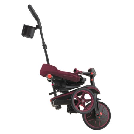GLOBBER trīsritenis Explorer Trike Foldable 4in1, bordo, 732-202-2 