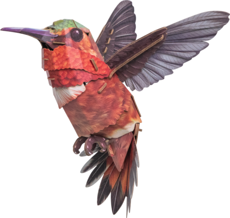 MAKEBUG 3D papīra puzle Hummingbird, MB-D-0058 