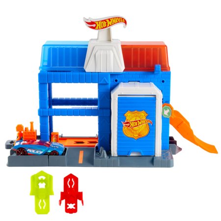 HOT WHEELS City komplekts – Centrālā policijas iecirknis, JHL74 