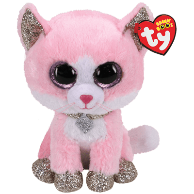 TY Beanie Boos kaķis FIONA rozā, TY36489 TY36489