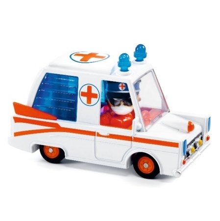 CRAZY MOTORS neatliekamās palīdzības automobilis Hurry Ambulance, DJ05468 