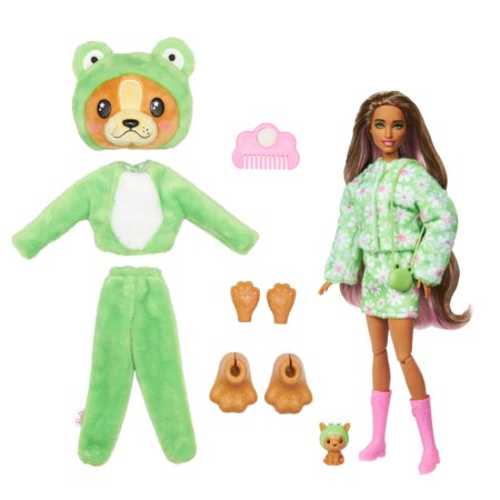 BARBIE Cutie Reveal kostīmu sērija suns un varde, HRK24 