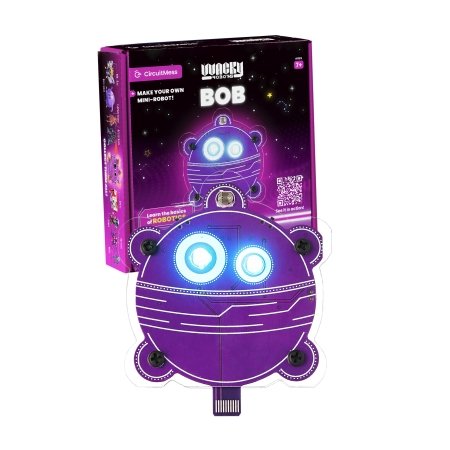CIRCUITMESS Wacky Robot izglītojošs STEM komplekts Bob, CM-SA-BOB 