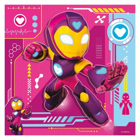 RAVENSBURGER bērnu puzle Iron Man & Friends, 3x49 gab., 12004192 
