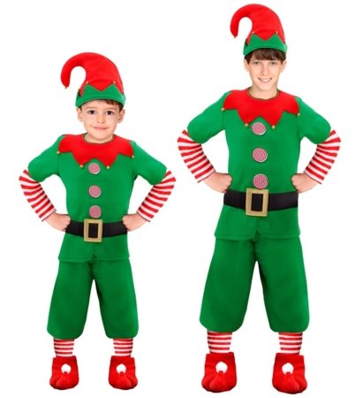 WIDMANN kostīms Santa's Little Helper Elf, izmērs (104 cm / 2-3 gadi), 88880 