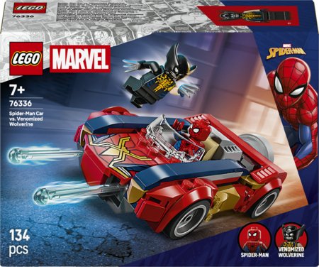 76336 LEGO® ǀ Marvel Zirnekļcilvēka auto pret Saindēto Vilknadzi 