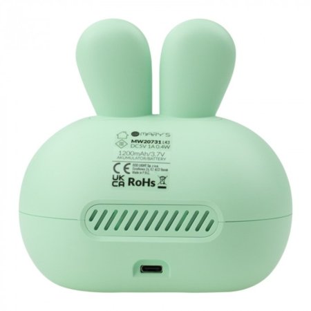 MARY'S modinātājs RABBIT, Green, MW20731 