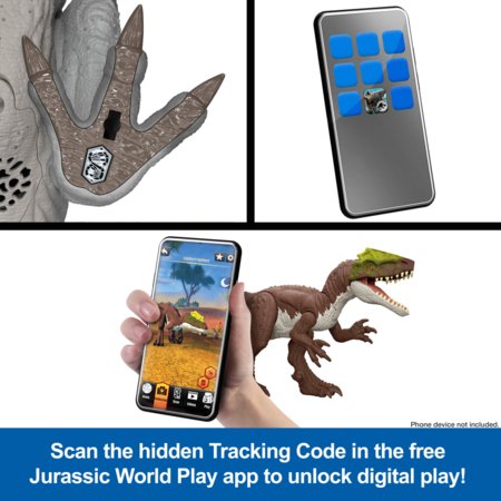 JURASSIC WORLD MUSCLE MADNESS interaktīvs dinozaurs T. rex, JKG92 