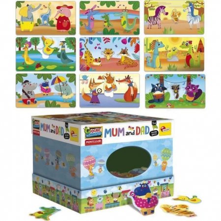 MONTESSORI puzles spēle Mamma un Tētis, EX85613 EX85613
