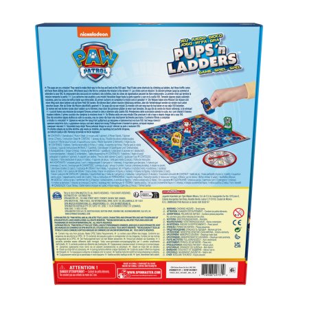 SPINMASTER GAMES spēle "Pups N Ladders Paw Patrol", 6068131
 