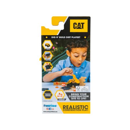 CAT spēļu komplekts Dig N' Build Playset, asort., 83420 