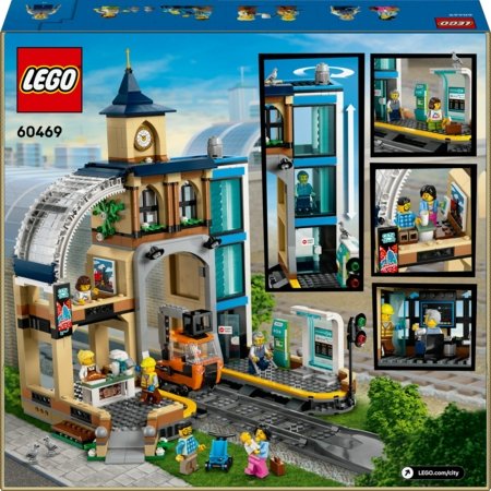 60469 LEGO® City Trains Centrālā dzelzceļa stacija 