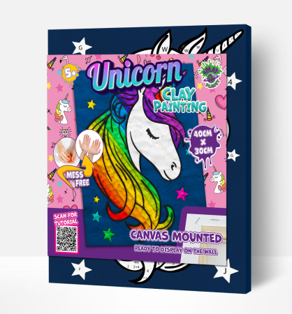SPLAT PLANET clay painting Unicorn, SP46871 