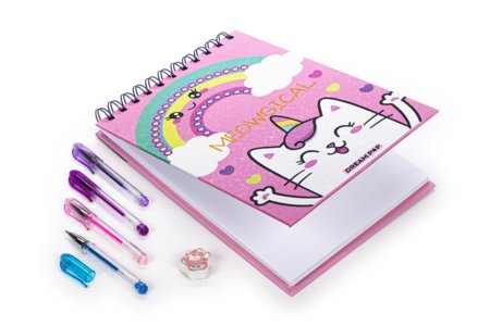 DREAM POP piezīmju burtnīca ar krāsainām pildspalvām, vienradži, K30301-33014 