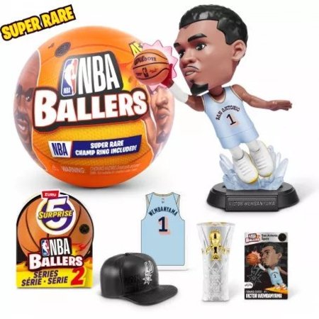 5 SURPRISE miniatūru komplekts NBA Ballers, sortiments, 77678GQ2 
