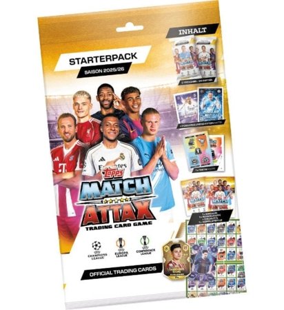 TOPPS kartītes 2026 Match Attax Starter Pack, 76914 