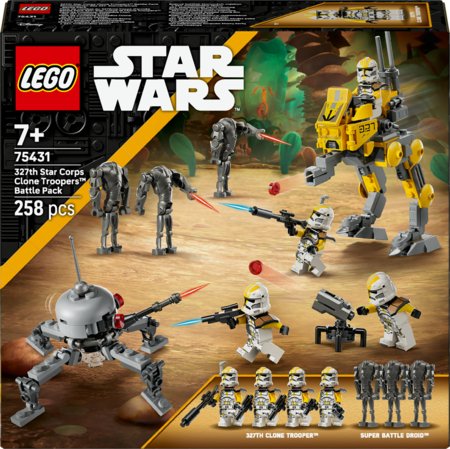 75431 LEGO® Star Wars™ 327. klona zvaigžņu kareivju kaujas paka 