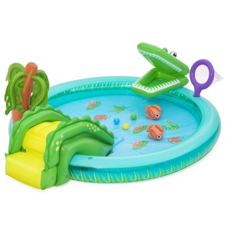 BESTWAY piepūšamais rotaļu laukums Crocodile, 53166 
