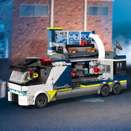 60418 LEGO® City Policijas Mobilās Kriminālās Laboratorijas Auto 
