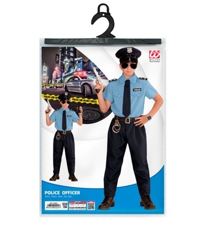 WIDMANN kostīms Police Officer, izmērs (116 cm / 4-5 gadi), 04025 