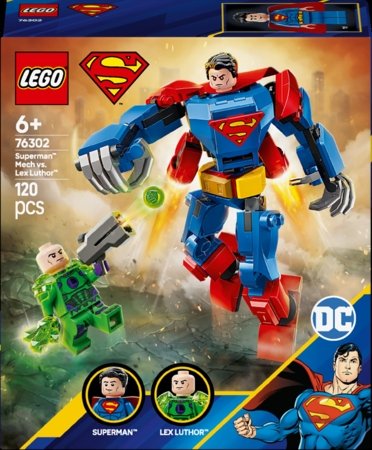 76302 LEGO® Super Heroes DC Supermena robots pret Lex Luthor™ 