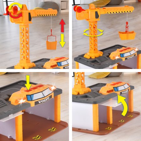 SIMBA DICKIE TOYS VOLOVO celtniecības stacijas komplekts, 203726009 203726009