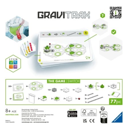 GRAVITRAX konstruktors The Game Switch, 77 pcs, 25572 