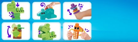 MEGA BLOKS Squeak n’ Chomp dino, HKN43 HKN43