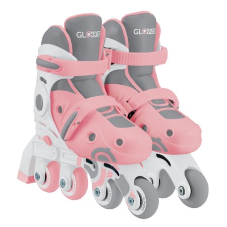 GLOBBER skrituļslidas Learning Skates 2 in 1, izmērs 30–33, pasteļrozā, 783-210 